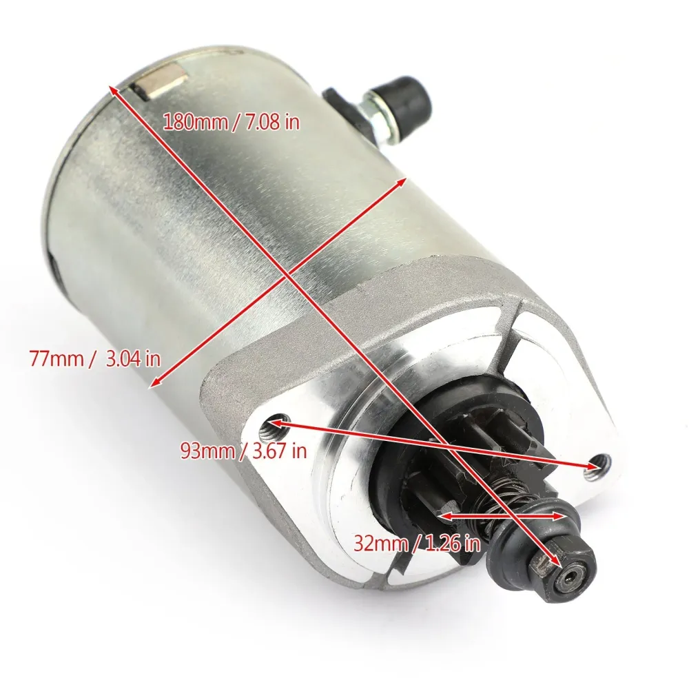 Kawasaki 21163-0743 Motor de motor de partida iniciando 10-spline