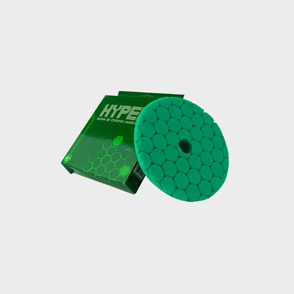 KERS Hyper Boina de Espuma 5" Agressiva – Correção de Pintura Profissional