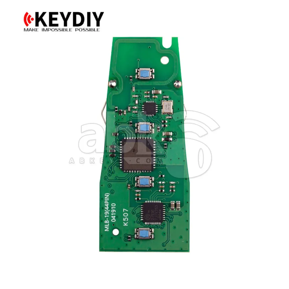 KeyDiy KD Porsche MLB Placa Chave Inteligente 4Botões MLB19-4 433MHz (Solução OEM)