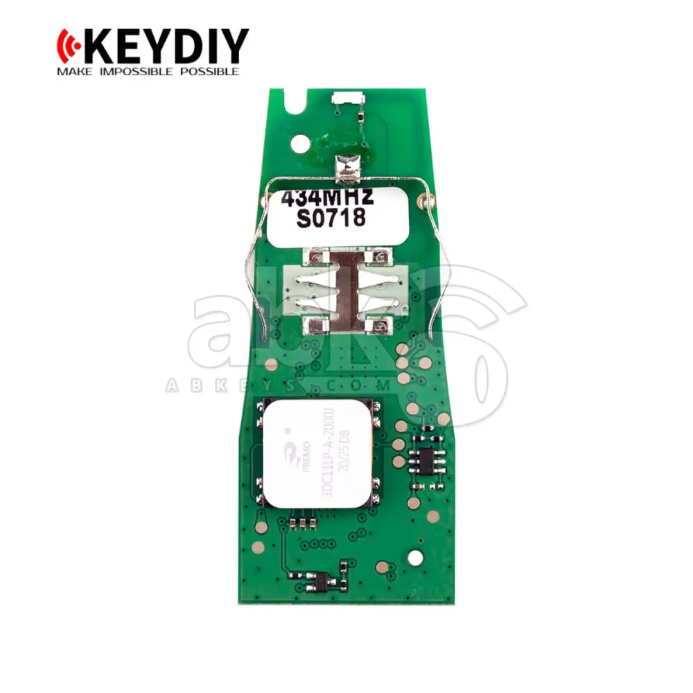 KeyDiy KD Porsche MLB Placa Chave Inteligente 4Botões MLB19-4 433MHz (Solução OEM)