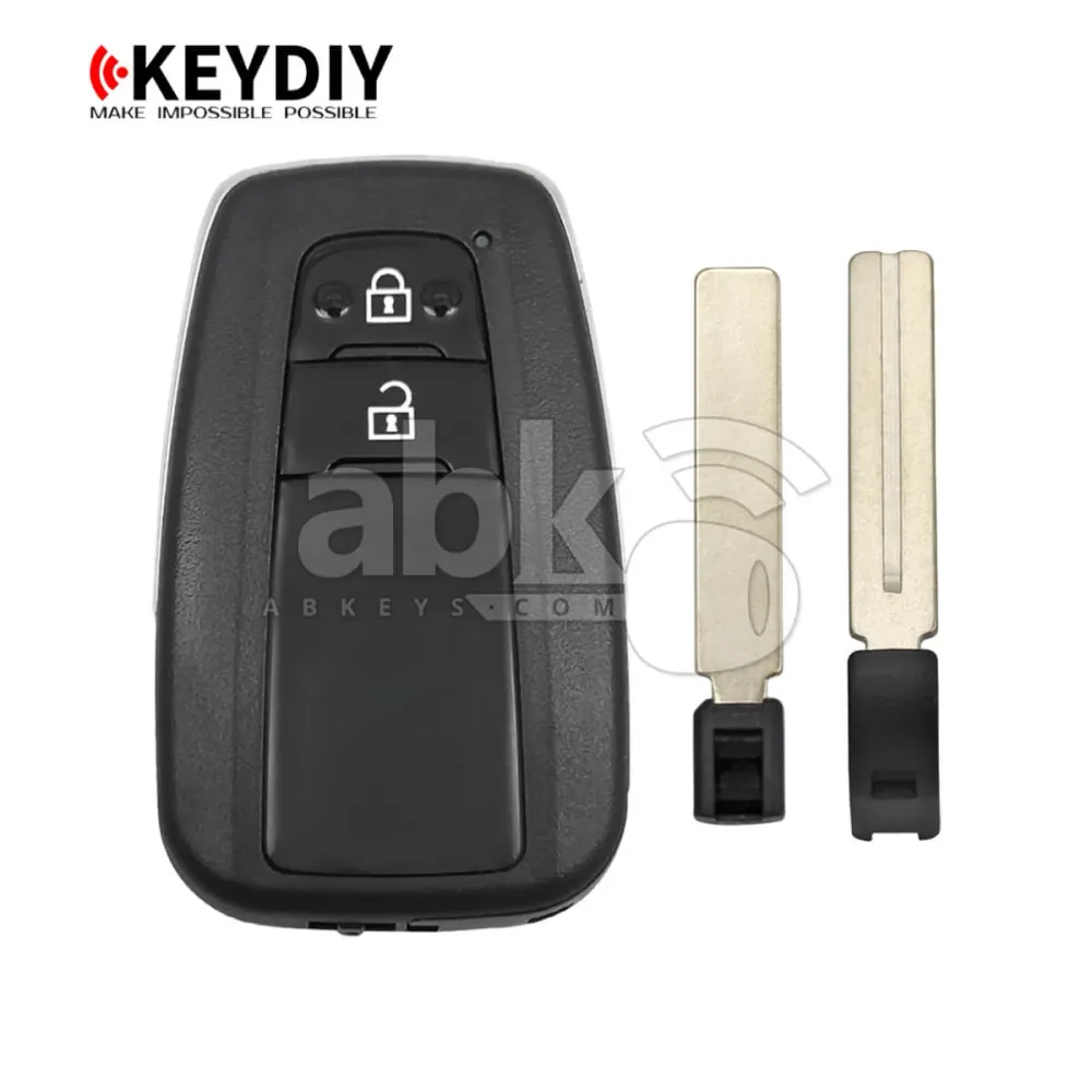 KeyDiy TB36-2 Chave Inteligente Universal Toyota 2Botões Com Transponder 8A 5 Unid Lote