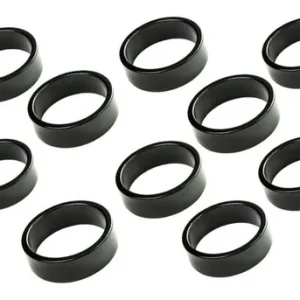 Kit 10 Arruela Calço Espaçador Direção Aheadset 10mm Preto