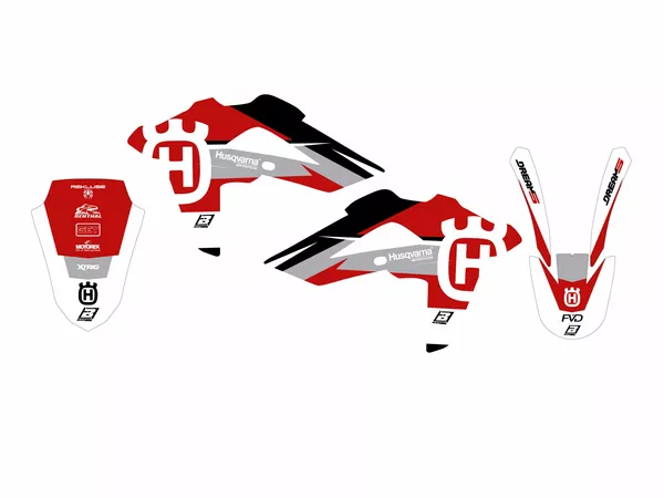 Kit de autocolantes BLACKBIRD DREAM 5 para HUSQVARNA TE/TC 08-13