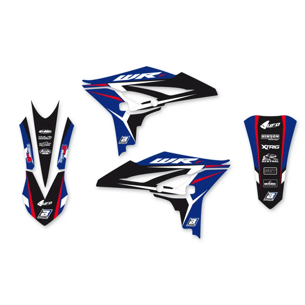 Kit de Autocolantes BLACKBIRD DREAM 4 para YAMAHA WRF 450 12-15