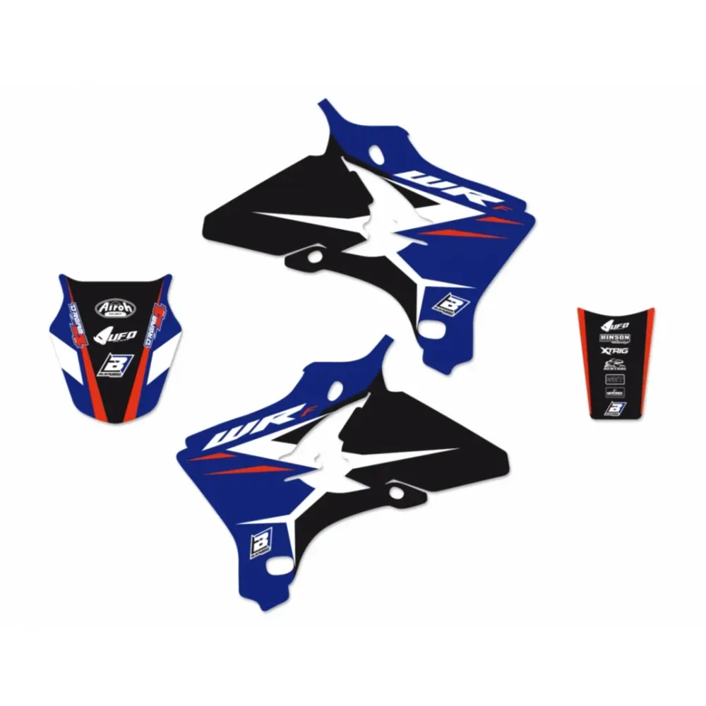 Kit de autocolantes BLACKBIRD DREAM 4 para YAMAHA WRF 250/450 05-06