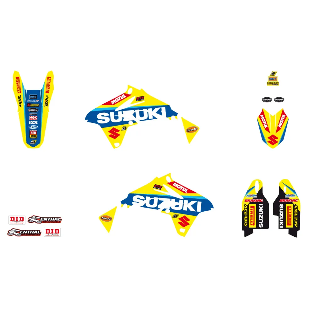 Kit de autocolantes BLACKBIRD RÉPLICA TEAM SUZUKI RMZ 450 08-17