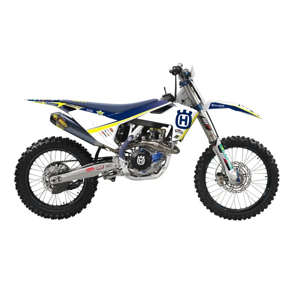 Kit de Autocolantes BLACKBIRD RÉPLICA TROPHY 19 para HUSQVARNA TC/FC 16-18, TE/FE 17-19
