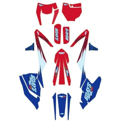 Kit de Autocolantes KTM SX/SX-F 16-18, SX 250 17-18, EXC/EXC-F 17-19 SIX DAYS FRANÇ