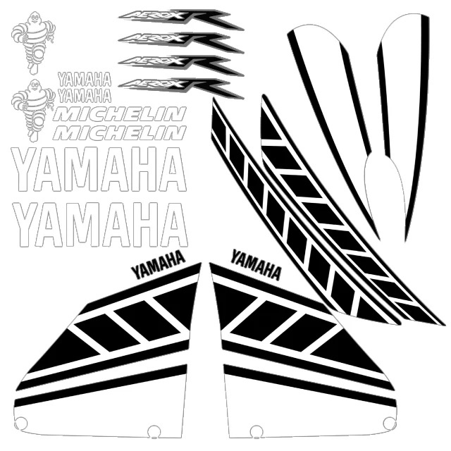 Kit de autocolantes Yamaha Aerox < 2013 laguna seca