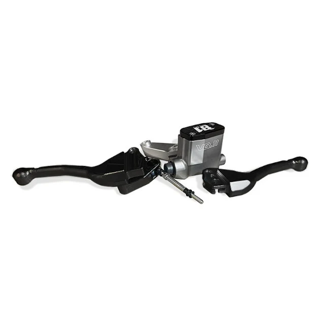 Kit bomba de travão CNC Ø11 Vespa large frame preta Ottopuntouno.