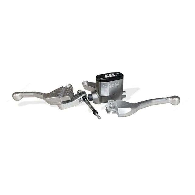 Kit bomba de travão CNC Ø11 Vespa PK S/XL prata Ottopuntouno.