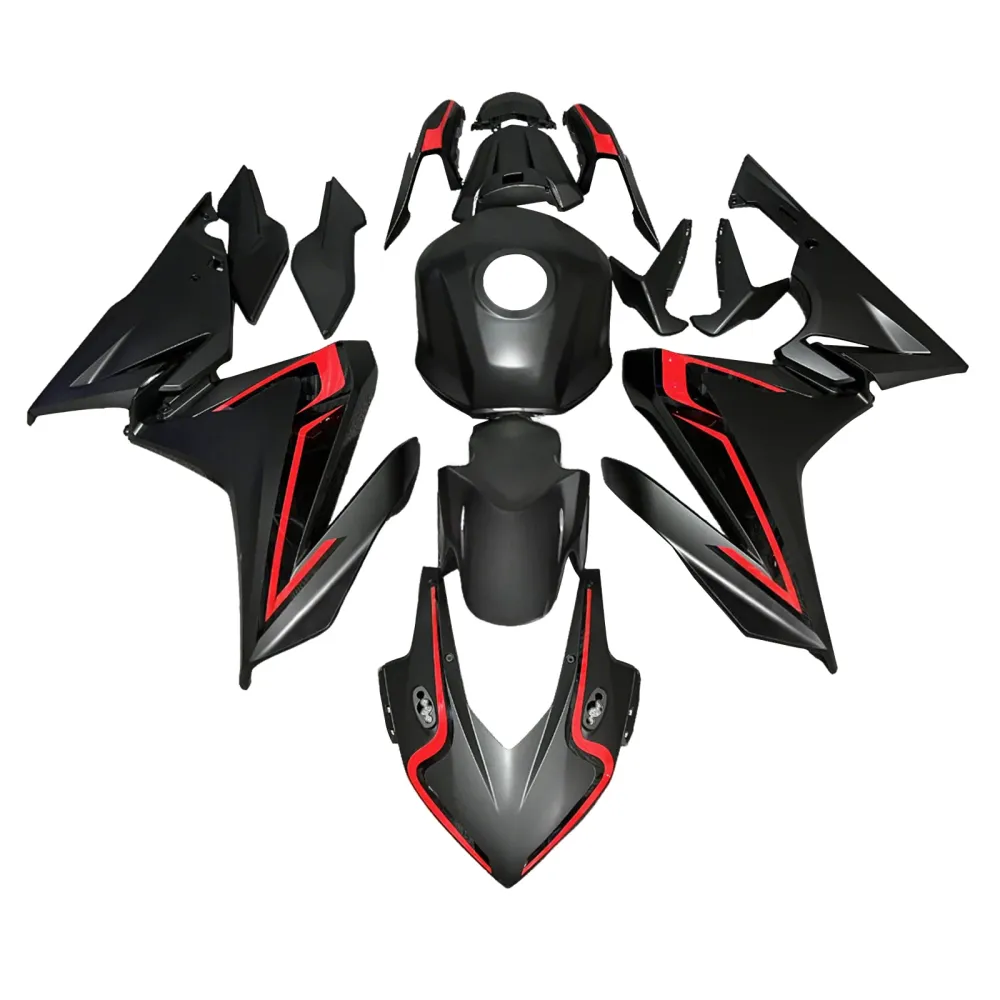 Kit de carenagem injeção abdominais de plástico para Honda CBR500R 2019-2021