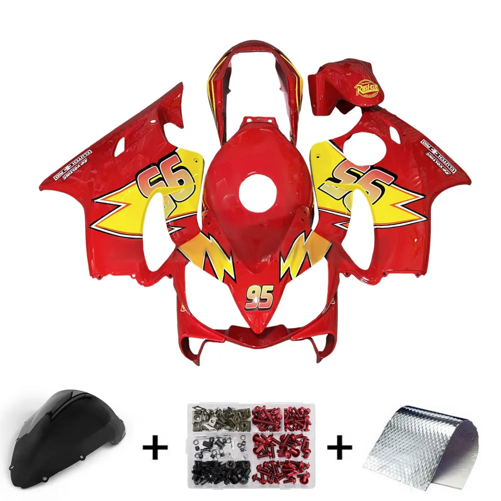 Kit de carenagem de injeção Abs de plástico para Honda CBR600 F4I 2004-2007
