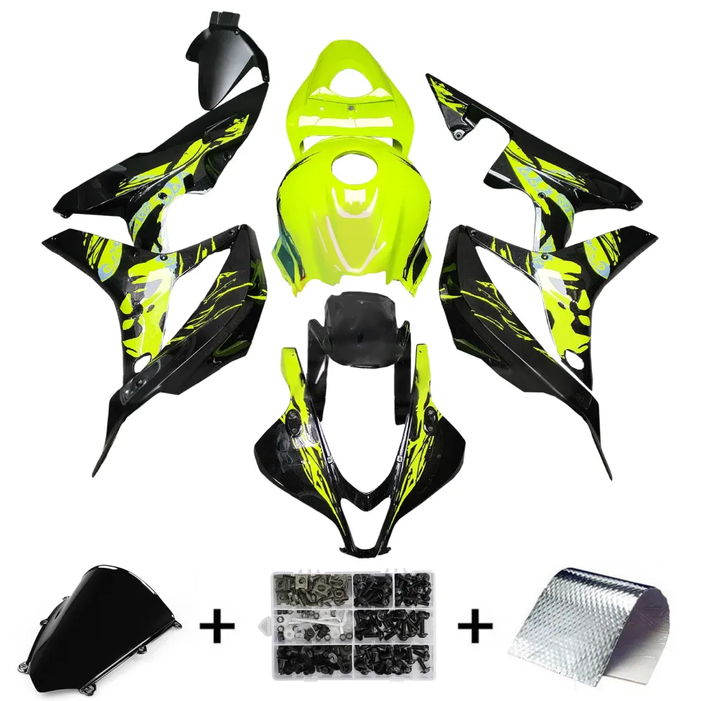 Kit de carenagem de injeção Abs de plástico para Honda CBR600RR 2007-2008 F5