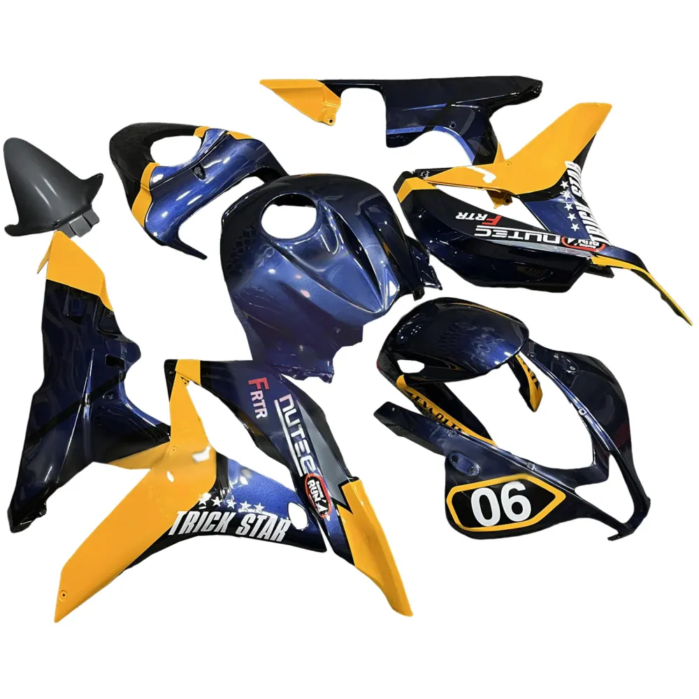 Kit de carenagem de injeção Abs de plástico para Honda CBR600RR 2007-2008 F5