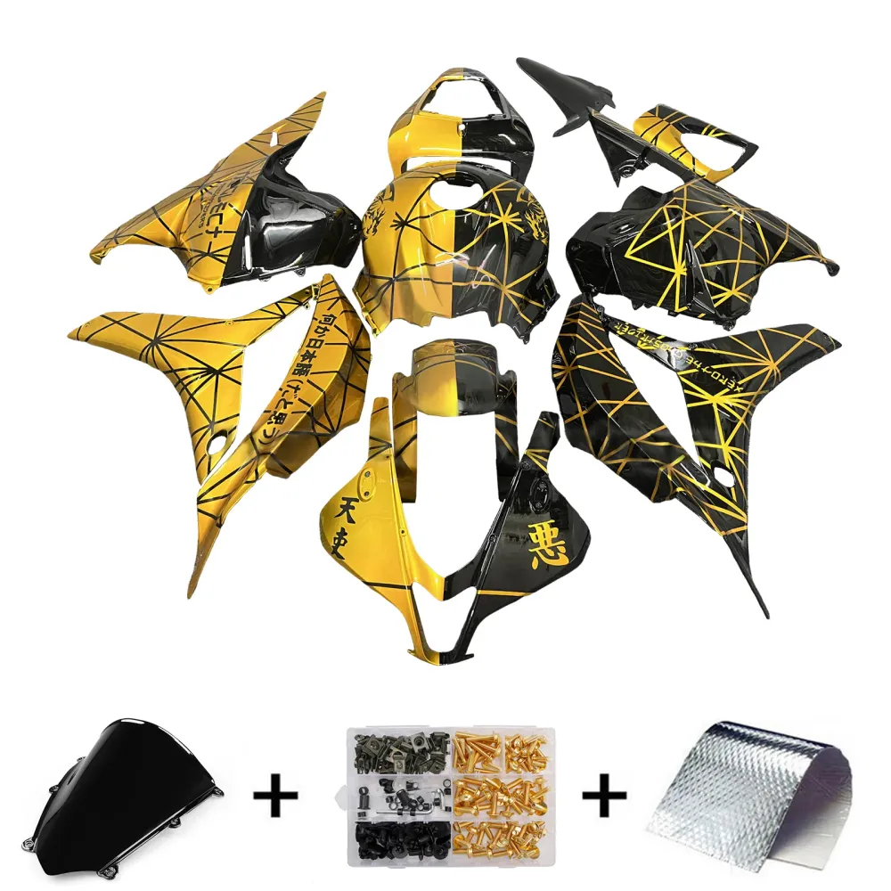 Kit de carenagem injeção ABS PLÁSTICO DE PLÁSCOSO PARA HONDA CBR600RR 2009-2012 F5
