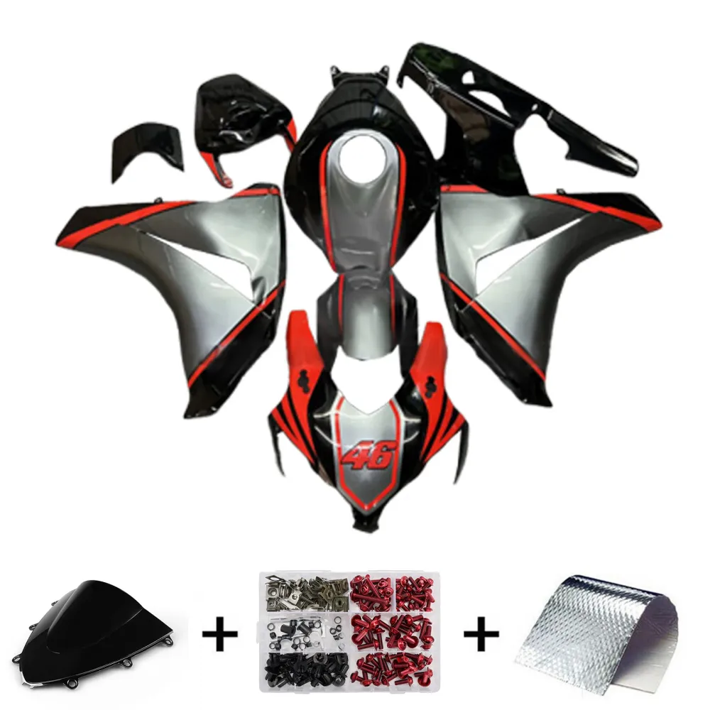 Kit de carenagem injeção ABS PLÁSTICO DE PLÁSTICOS PARA HONDA CBR1000RR 2008-2011
