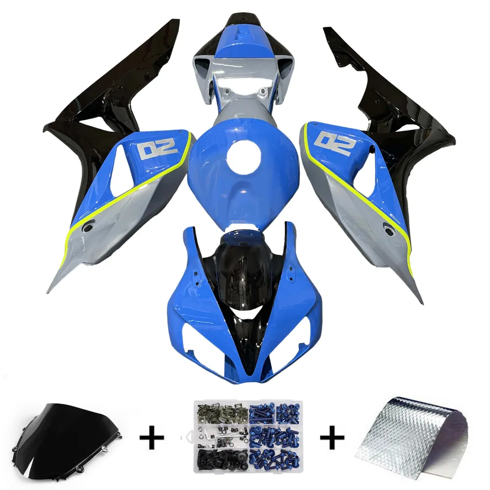 Kit de carenagem injeção ABS PLÁSTICO DE PLÁSTICOS PARA HONDA CBR1000RR 2006-2007