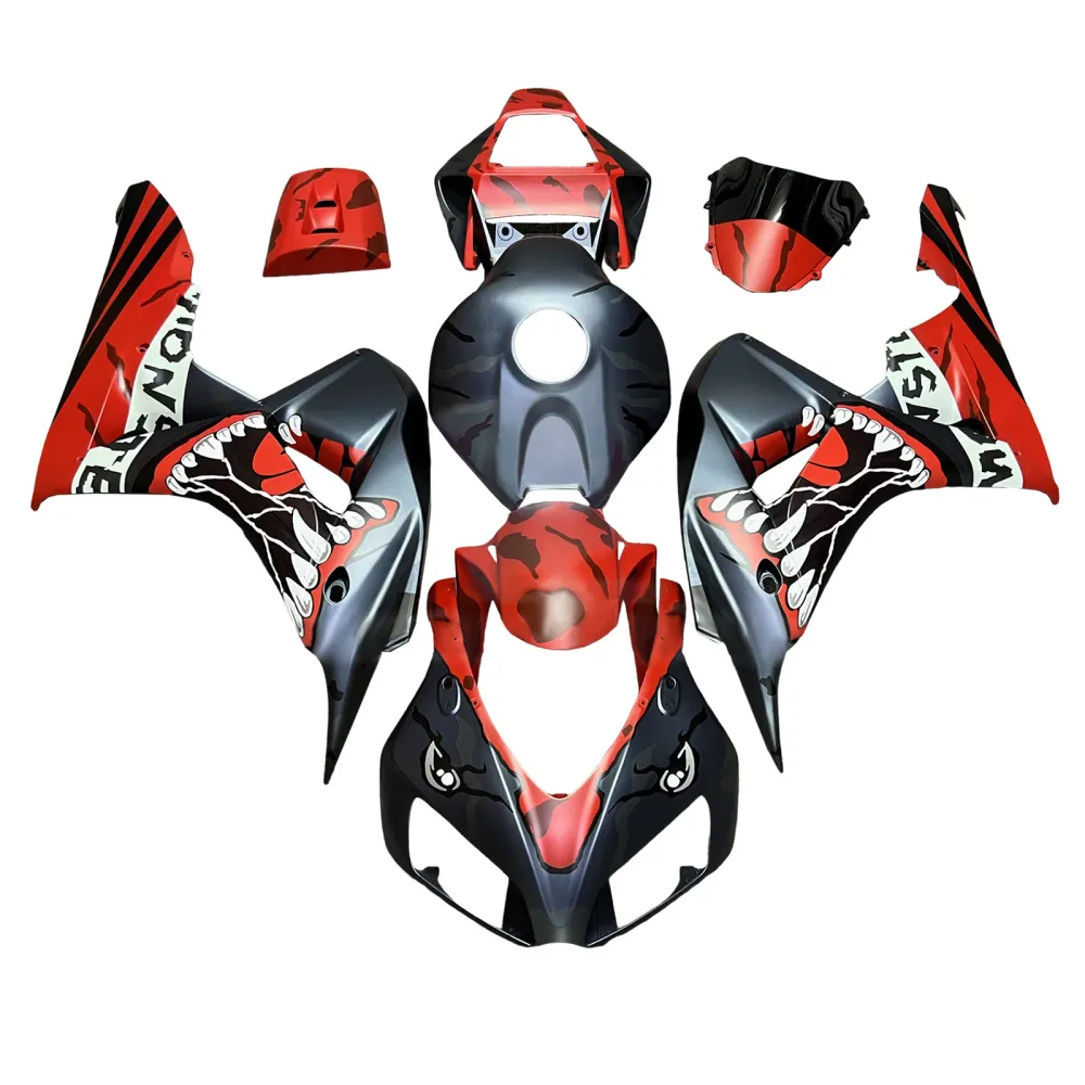 Kit de carenagem injeção ABS PLÁSTICO DE PLÁSTICOS PARA HONDA CBR1000RR 2006-2007
