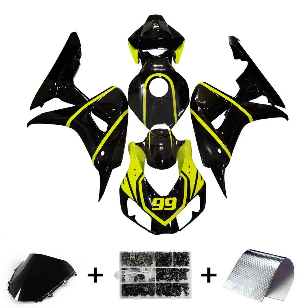 Kit de carenagem injeção ABS PLÁSTICO DE PLÁSTICOS PARA HONDA CBR1000RR 2006-2007