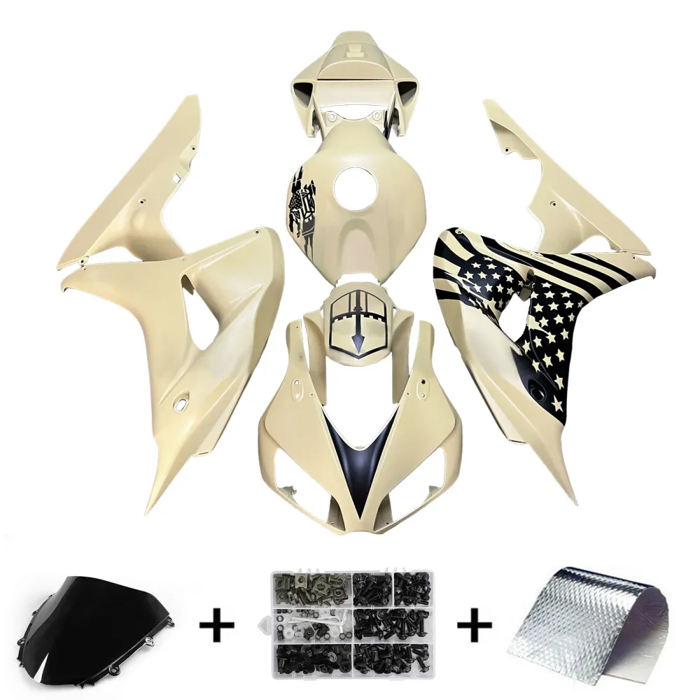 Kit de carenagem injeção ABS PLÁSTICO DE PLÁSTICOS PARA HONDA CBR1000RR 2006-2007