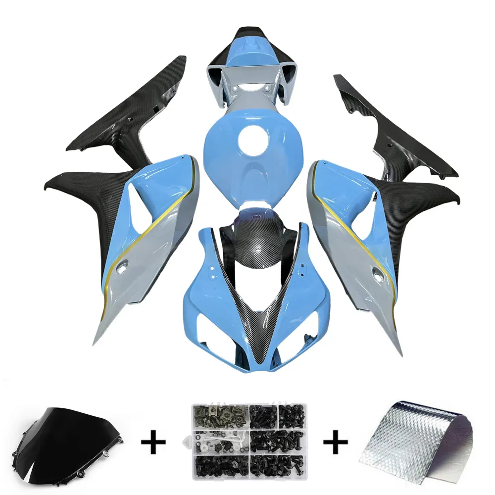 Kit de carenagem injeção ABS PLÁSTICO DE PLÁSTICOS PARA HONDA CBR1000RR 2006-2007