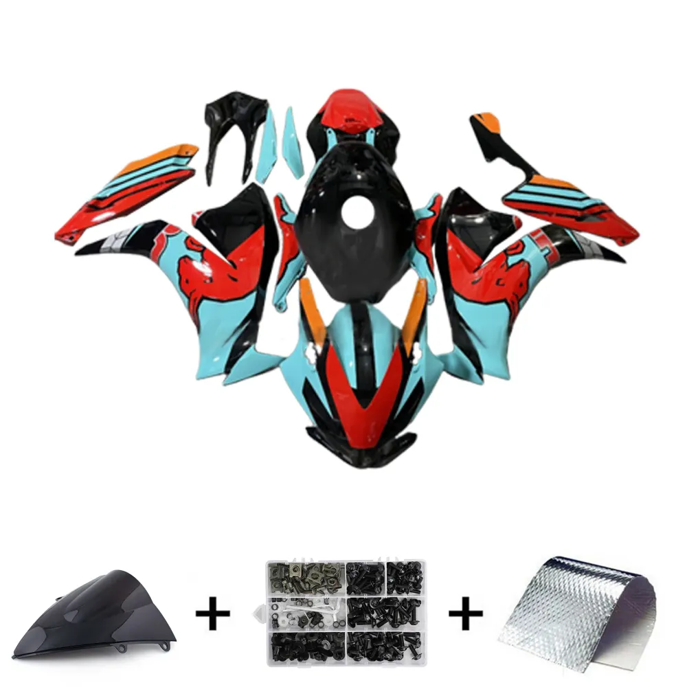 Kit de carenagem injeção ABS PLÁSTICO DE PLÁSTICOS PARA HONDA CBR1000RR 2012-2016