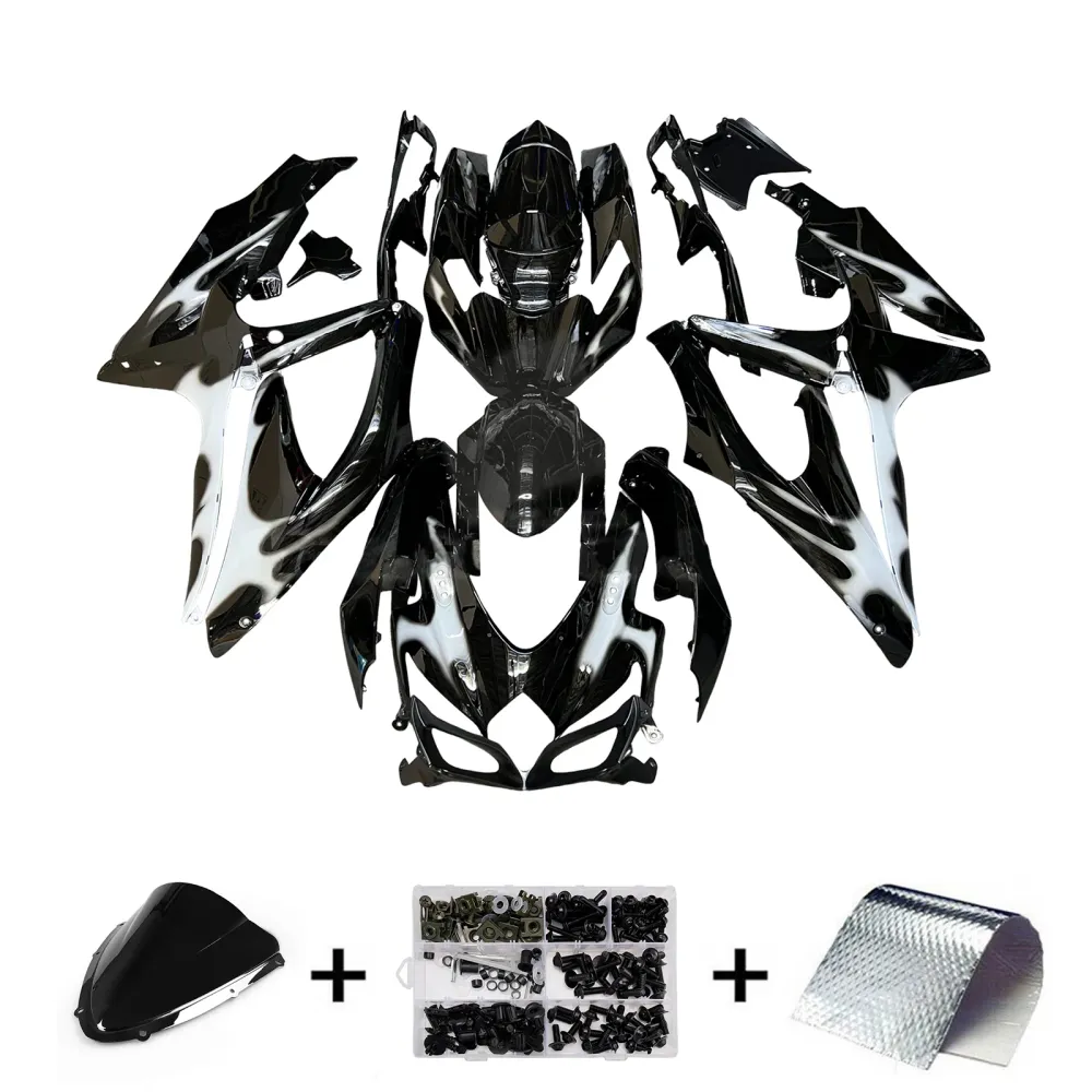 Kit de carenagem injeção Absos de plástico para Suzuki GSXR 600/750 2008-2010 K8