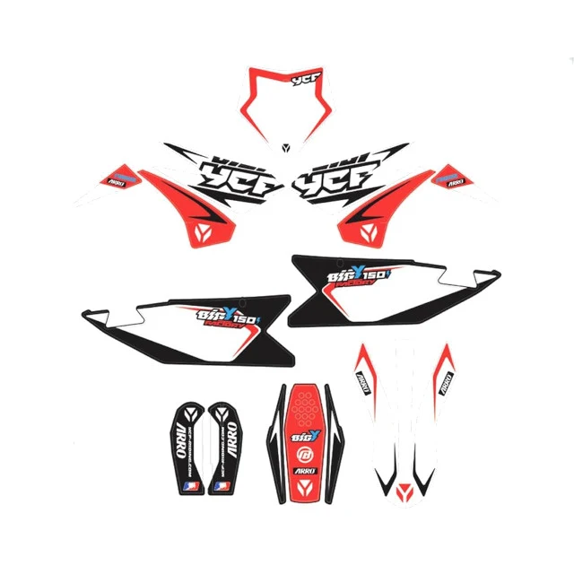Kit completo de autocolantes YCF Bigy F150E MX 2022