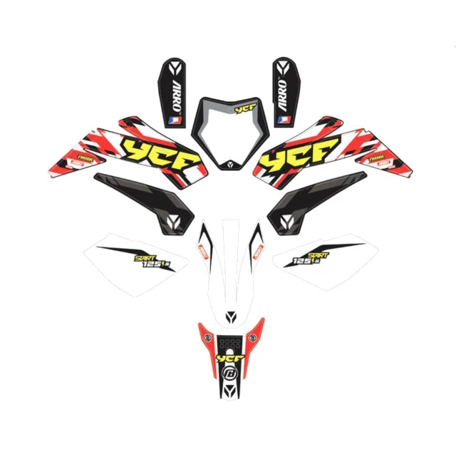Kit completo de autocolantes YCF Start F125SE 2023