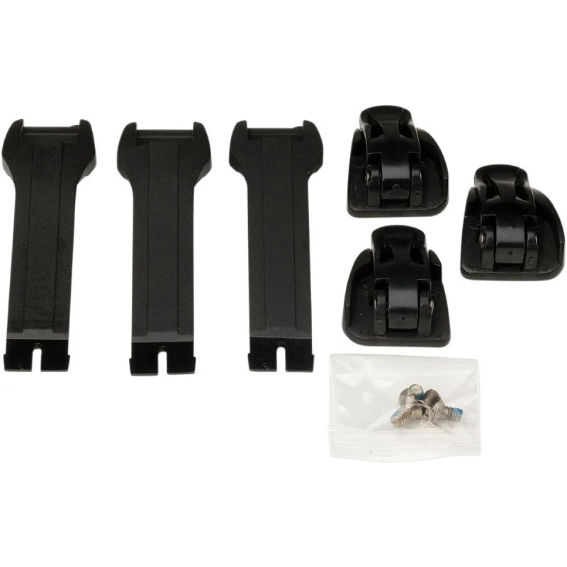 Kit de Correias com Fivelas Curtas MOOSE RACING M1.3 Preto - Crianç