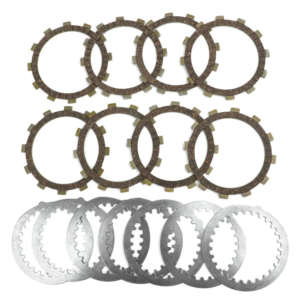 Kit de embreagem de ço & Discos de fricção adequados para Yamaha XJ600 51J XS500 FZ600 YX600 Genérico