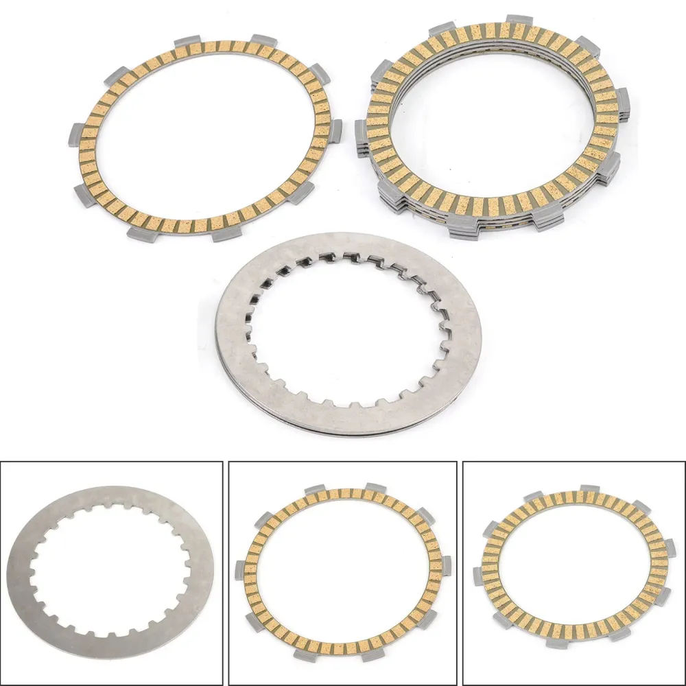 Kit de embreagem de ço & Discos de fricção para Honda VT125 Shadow/Varadero 125 88-2011 Genérico