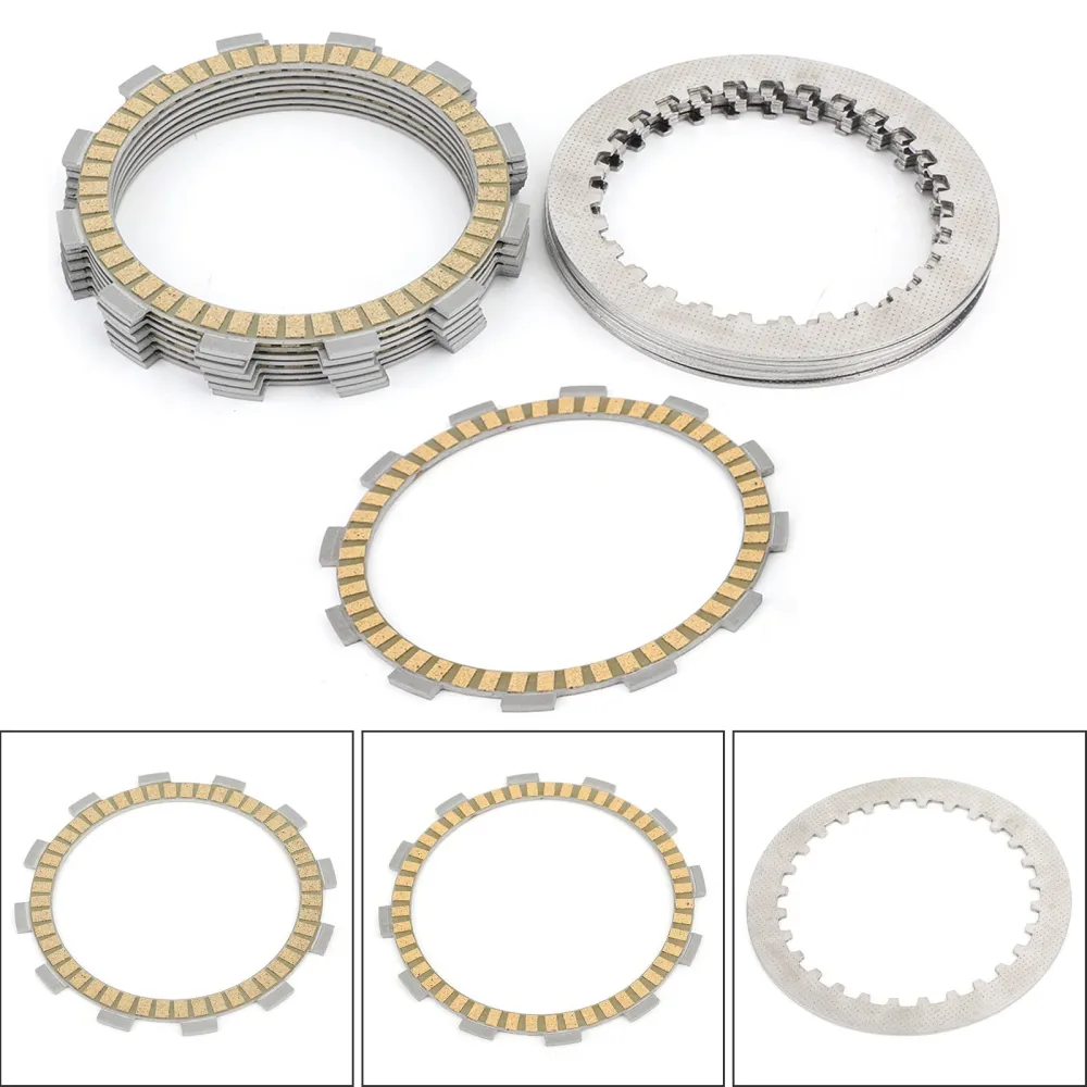 Kit de embreagem de ço & Discos de fricção para Suzuki GSX 600 750 F GSF650 Bandit 98-06 Genérico