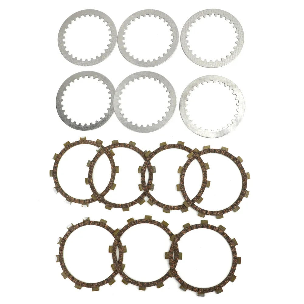 Kit de embreagem de ço & Placas de fricção adequadas para Yamaha TT350A TT350 XT350 BW350 Genérico