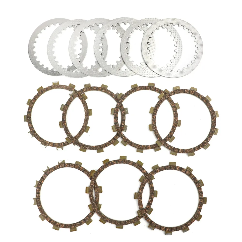 Kit de embreagem de ço & Placas de fricção adequadas para Yamaha TT350A TT350 XT350 BW350 Genérico