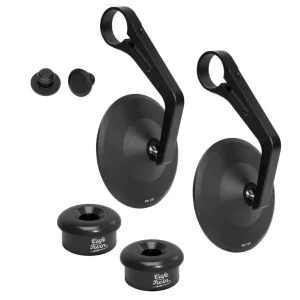 Kit Espelhos Retrovisores Bar End "Rocker" com Adaptadores para Interceptor 650 de 2018 2022