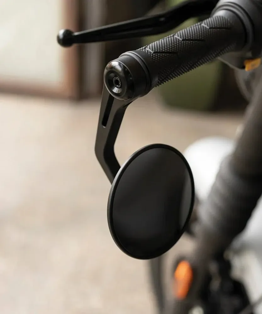 Kit Espelhos Retrovisores Bar End "Rocker" com Adaptadores para Interceptor 650 de 2018 2022