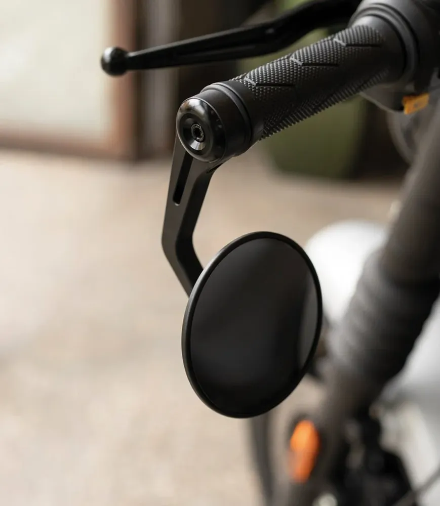 Kit Espelhos Retrovisores Bar End "Rocker" com Adaptadores para Guerrilla 450 / Himalayan 450
