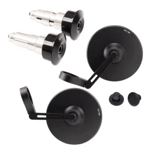 Kit Espelhos Retrovisores Bar End Slim com Adaptadores para Scrambler Ducati