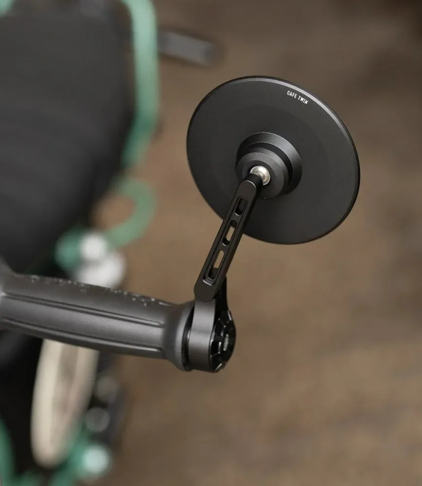 Kit Espelhos Retrovisores Bar End Slim com Adaptadores para Scrambler Ducati