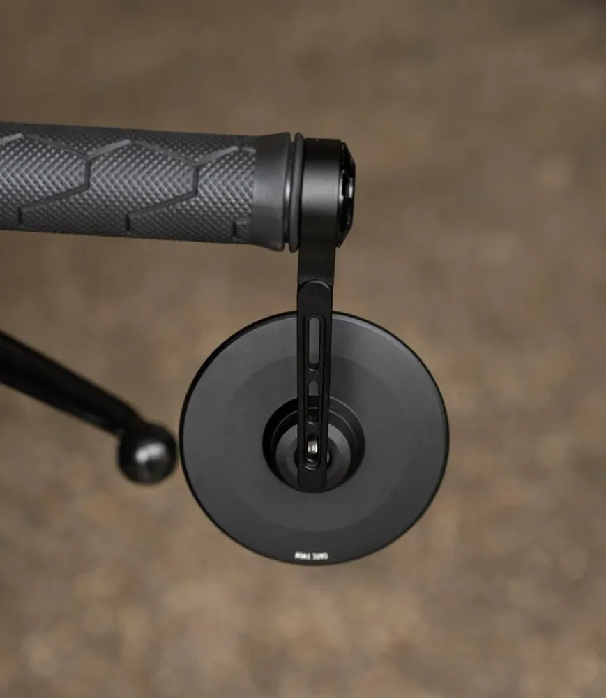 Kit Espelhos Retrovisores Bar End Slim com Adaptadores para Scrambler Ducati