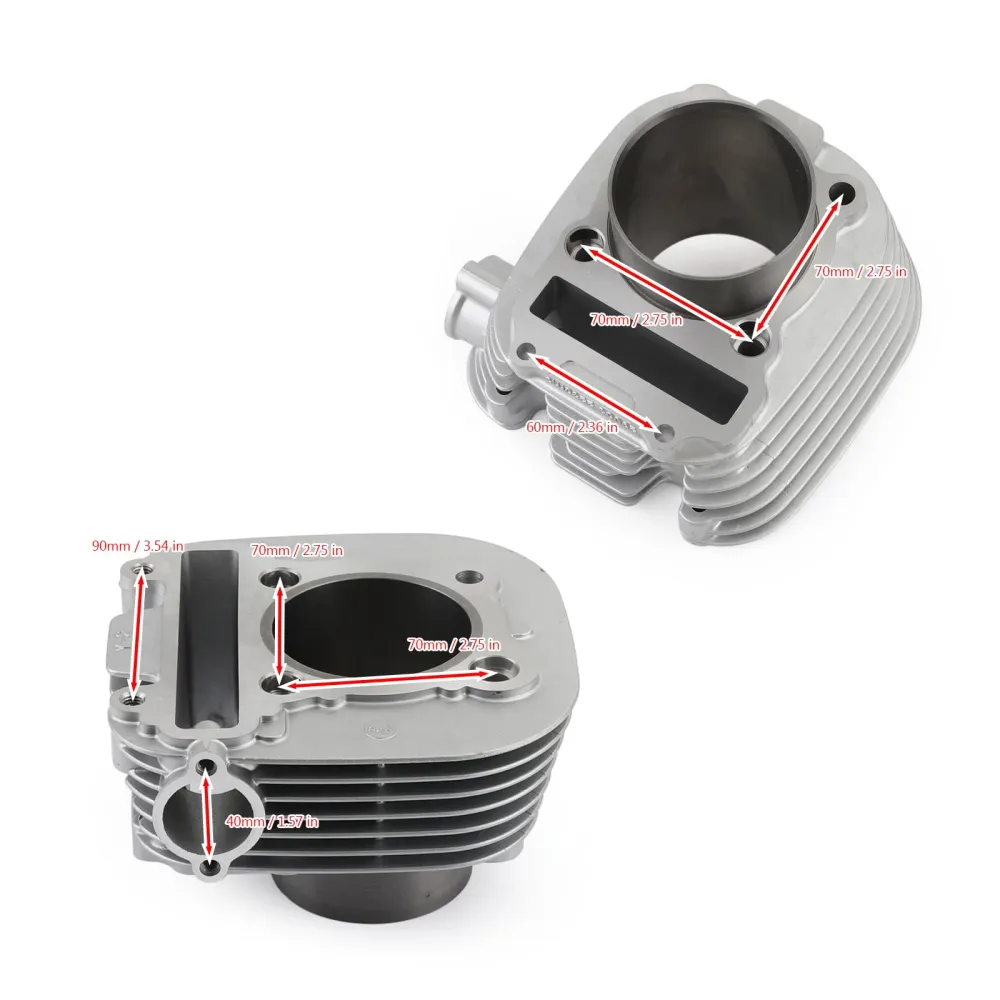 Kit de extremidade superior do anel do pistão do cilindro Conjunto para Yamaha XT 225 TTR 225 230 1992-2016 Genérico