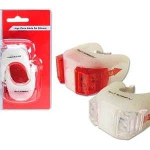 Kit Farol Branco Pisca Vermelho Absolute P/Bike Led Jy-267-6