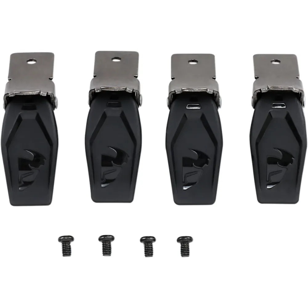 Kit de fechos THOR BLITZ XP Preto (tamanho único) - 4 unidades