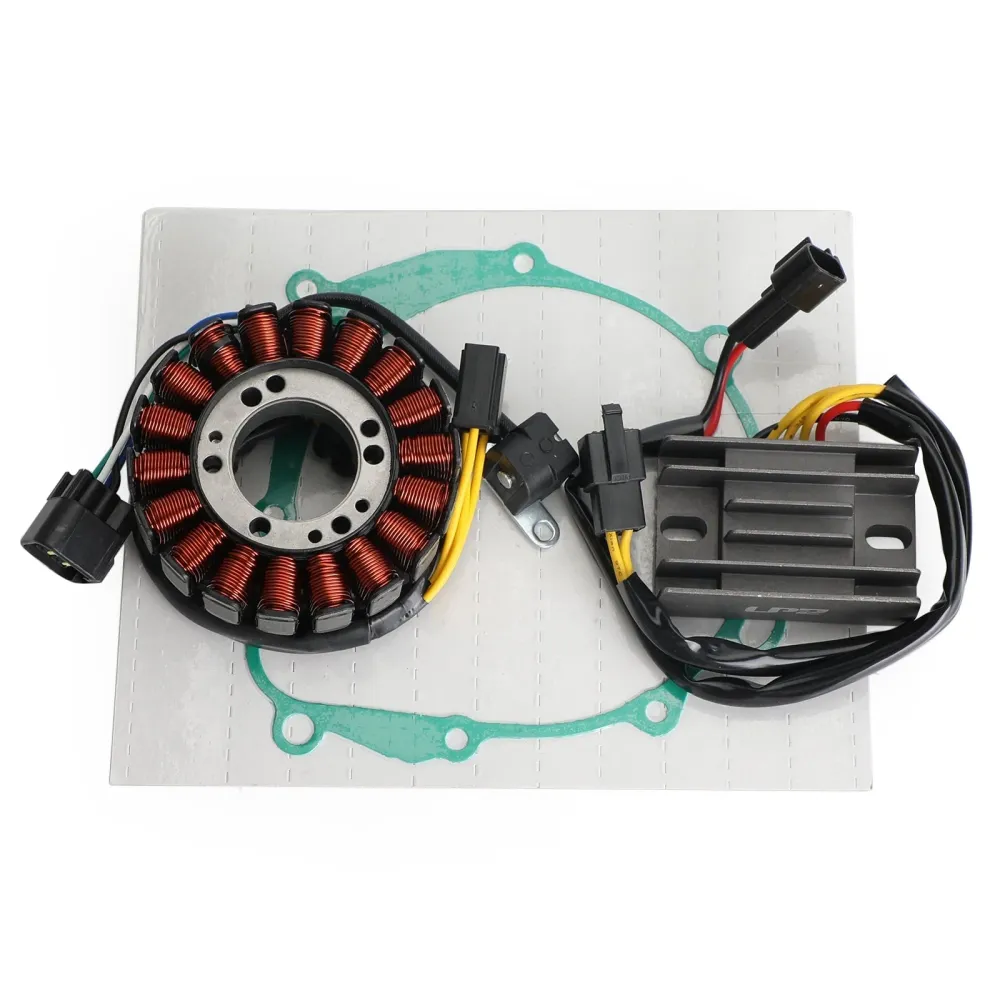 Kit de junta da bobina do regulador do regulador para Suzuki DRZ400 DR-Z 400 E S SM 2000-2019 GENIC 32101-29F00 32101-29F11
