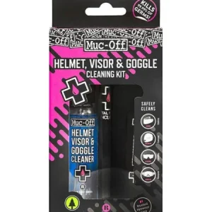 Kit de Limpeza MUC-OFF CAPACETE, VISEIRA E ÓCULOS
