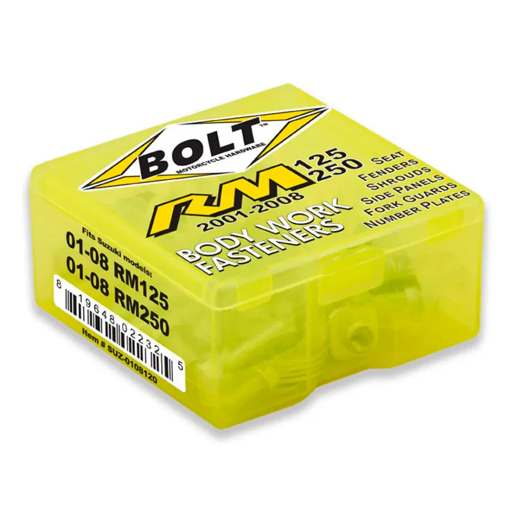 KIT DE PARAFUSOS PARA PLÁSTICOS BOLT SUZUKI RM 125/250 2001-2008