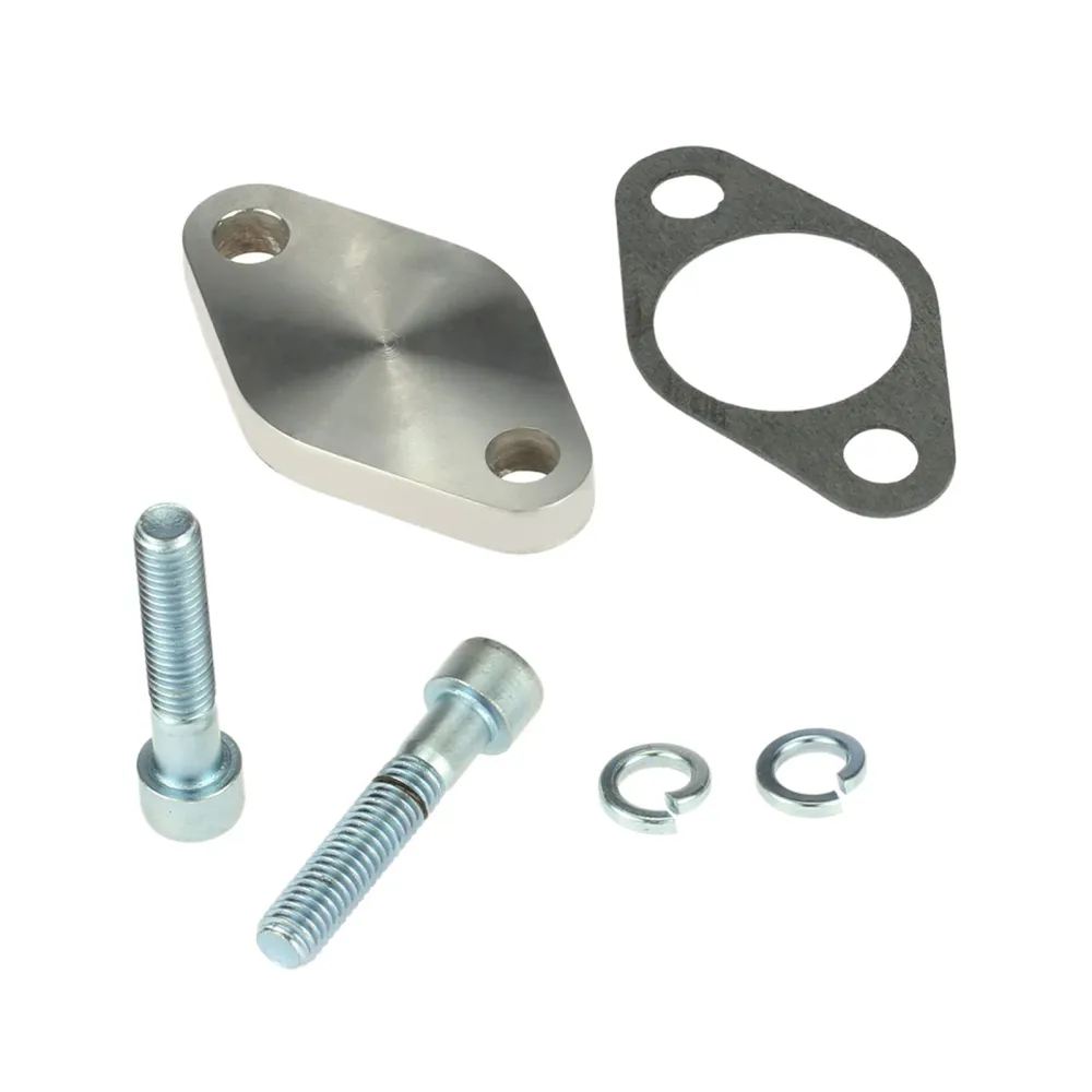 Kit de placas de bloco de bloqueio de válvula EGR de 8 mm para BMW E53 E65 E66 E38 E39 E46 E90 Genérico