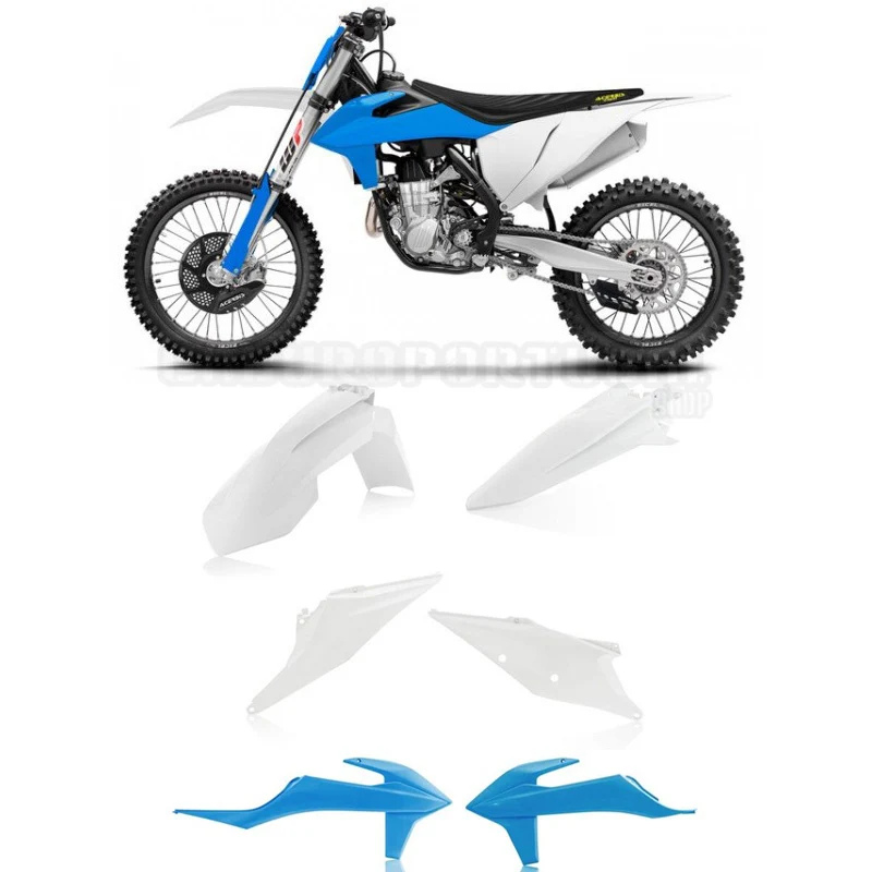Kit de Plásticos ACERBIS KTM SX/SX-F 19-22 Branco/Azul
